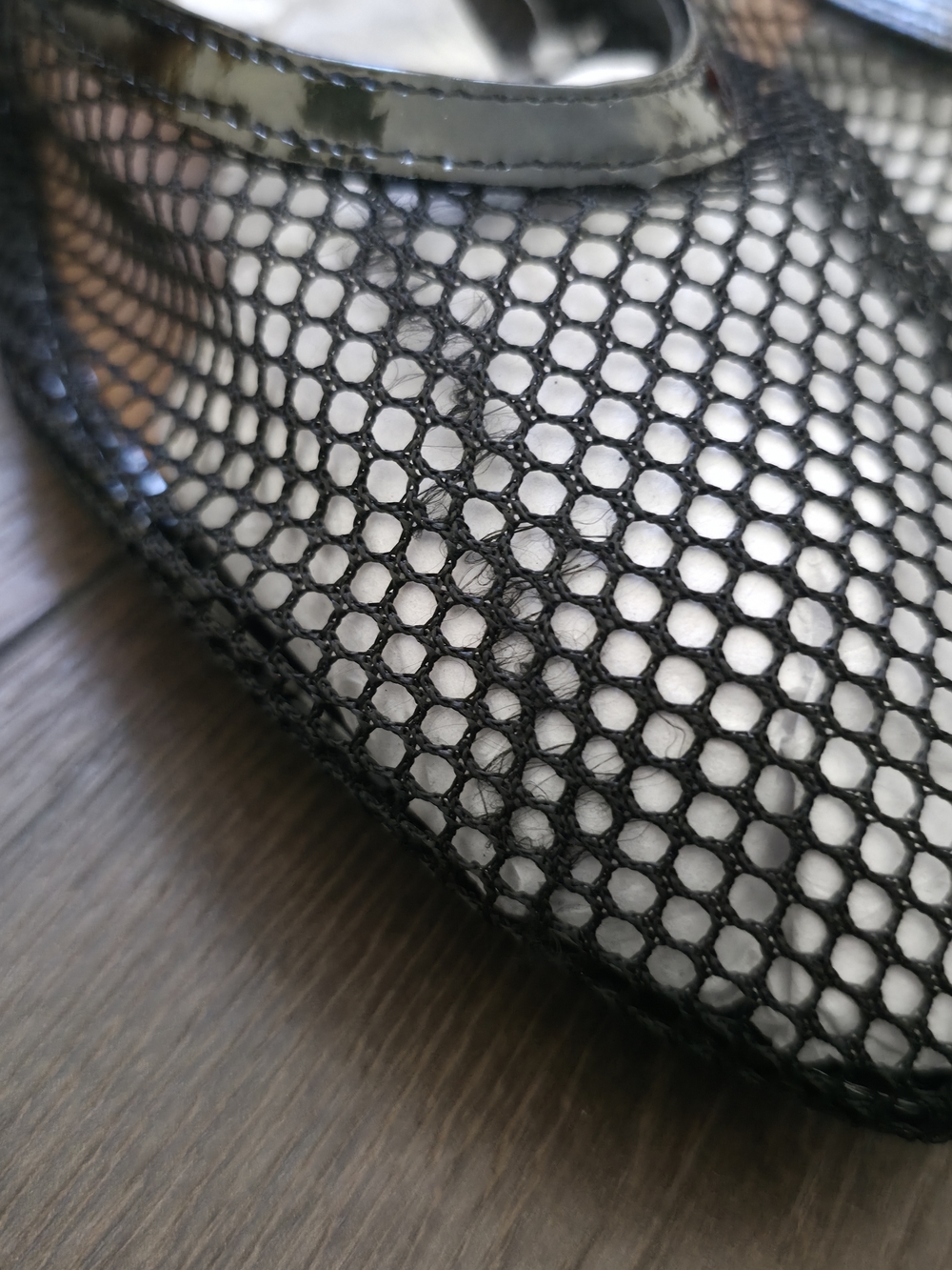 A New Day Black Mesh Mary Jane Flats - Sleek Women's Shoes - Picture 2 of 4
